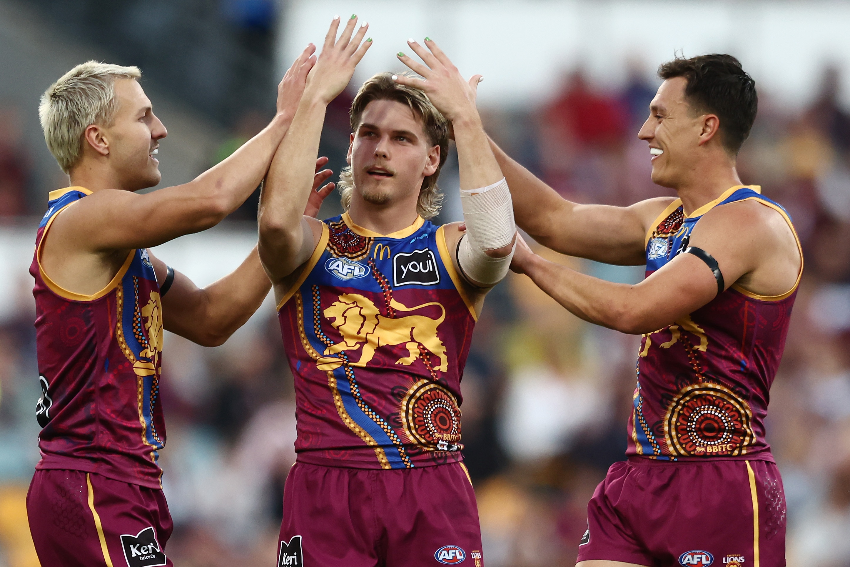 Lions thump the Bombers to grab top-four spot