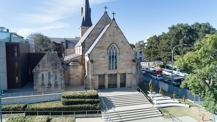 A modern look at the St Patrick's Cathedral in Parramatta