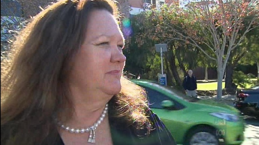 Gina Rinehart (7pm TV News WA)