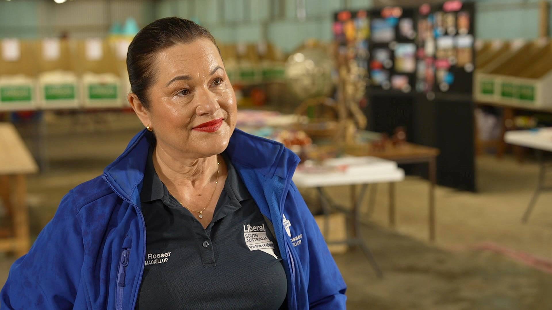La candidata liberal de las SA, Rebekah Rosser.