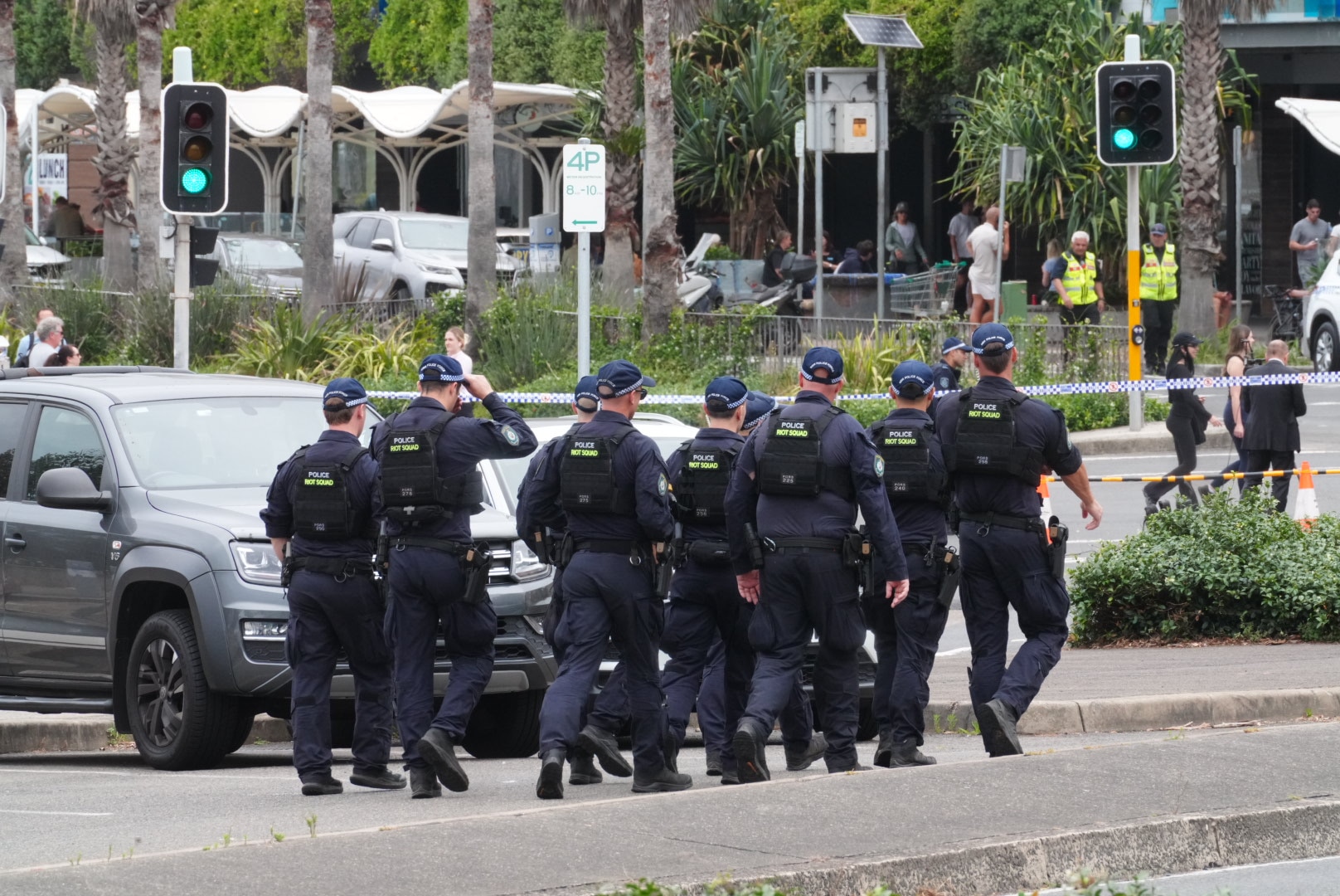 Presencia en el memorial de Bondi Beach 