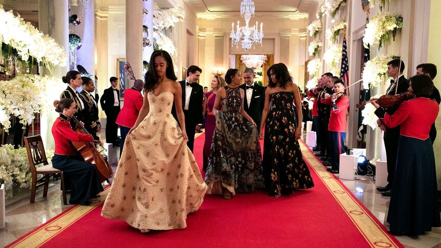 The First Family attend a State Dinner
