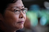 Side profile picture of Carrie Lam