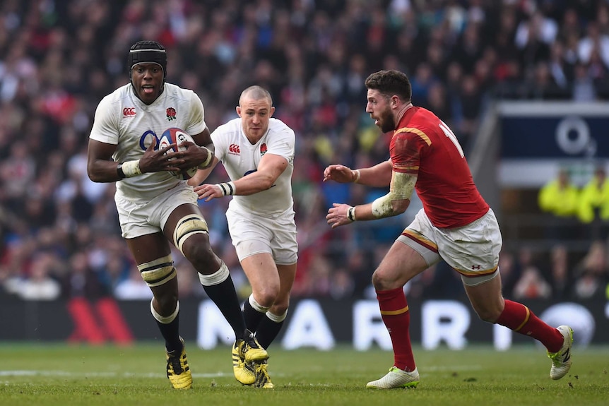 Supreme talent ... Maro Itoje playing for England against Wales in the Six Nations