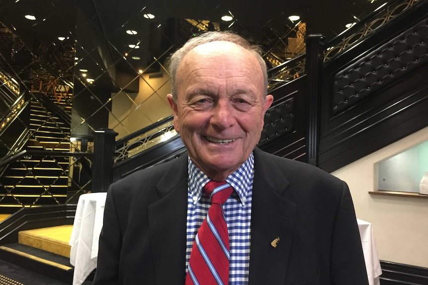 Gerry Harvey at Harvey Norman's AGM, November 14, 2016