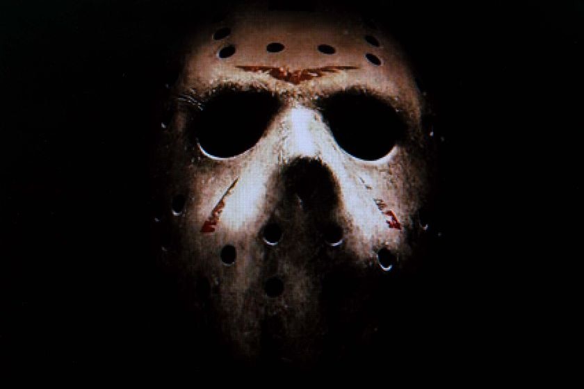 The hockey mask from the horror movies series, Friday the 13th