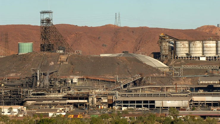 The Xstrata copper mine in Mount Isa.