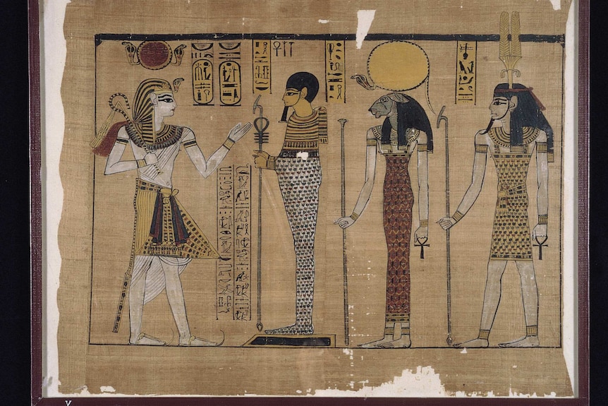 Papyrus depicts reign of Ramses III
