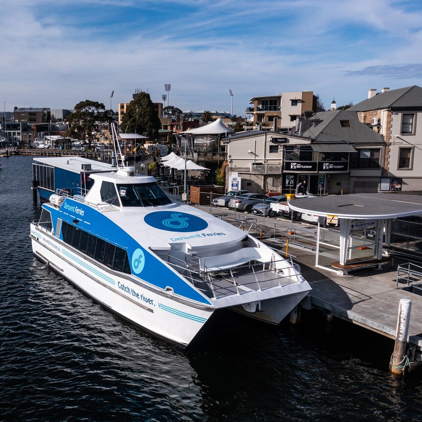 The long-awaited Derwent River ferry to run from Bellerive marina to Sullivans Cove, Hobart on a one-year-trial.