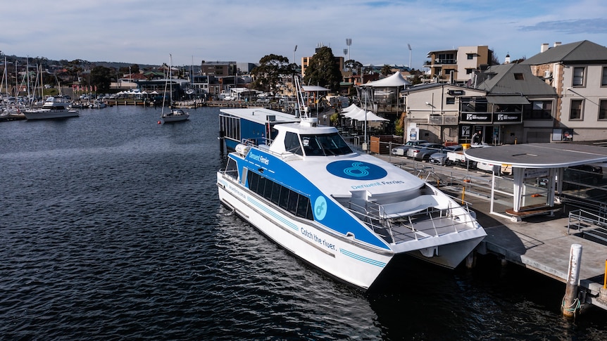 The long-awaited Derwent River ferry to run from Bellerive marina to Sullivans Cove, Hobart on a one-year-trial.