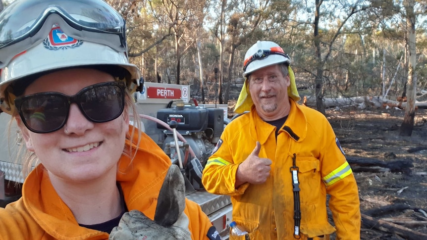 Firefighters from Perth.