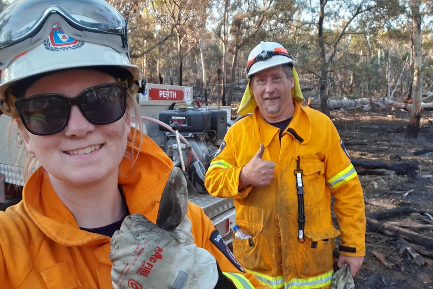 Firefighters from Perth.