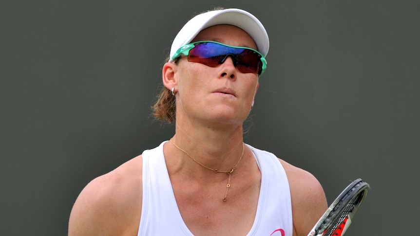 Samantha Stosur rues first-round Wimbledon loss