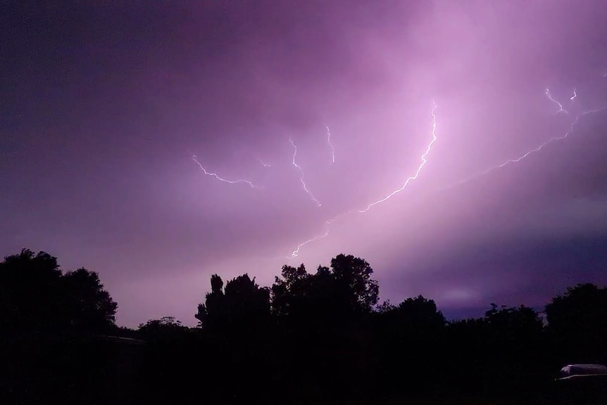 Lightning over Highfields