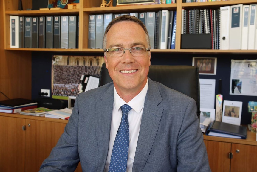 Guildford Grammar headmaster Stephen Webber