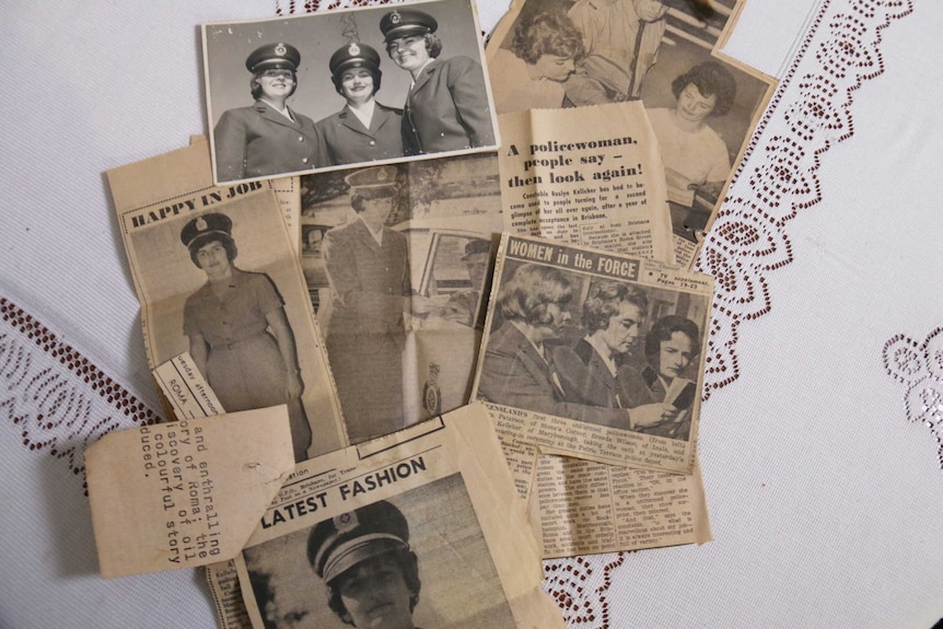 A collection of newspaper clippings written about Ros Kelleher.