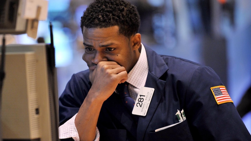 Pressure shows on floor of NYSE