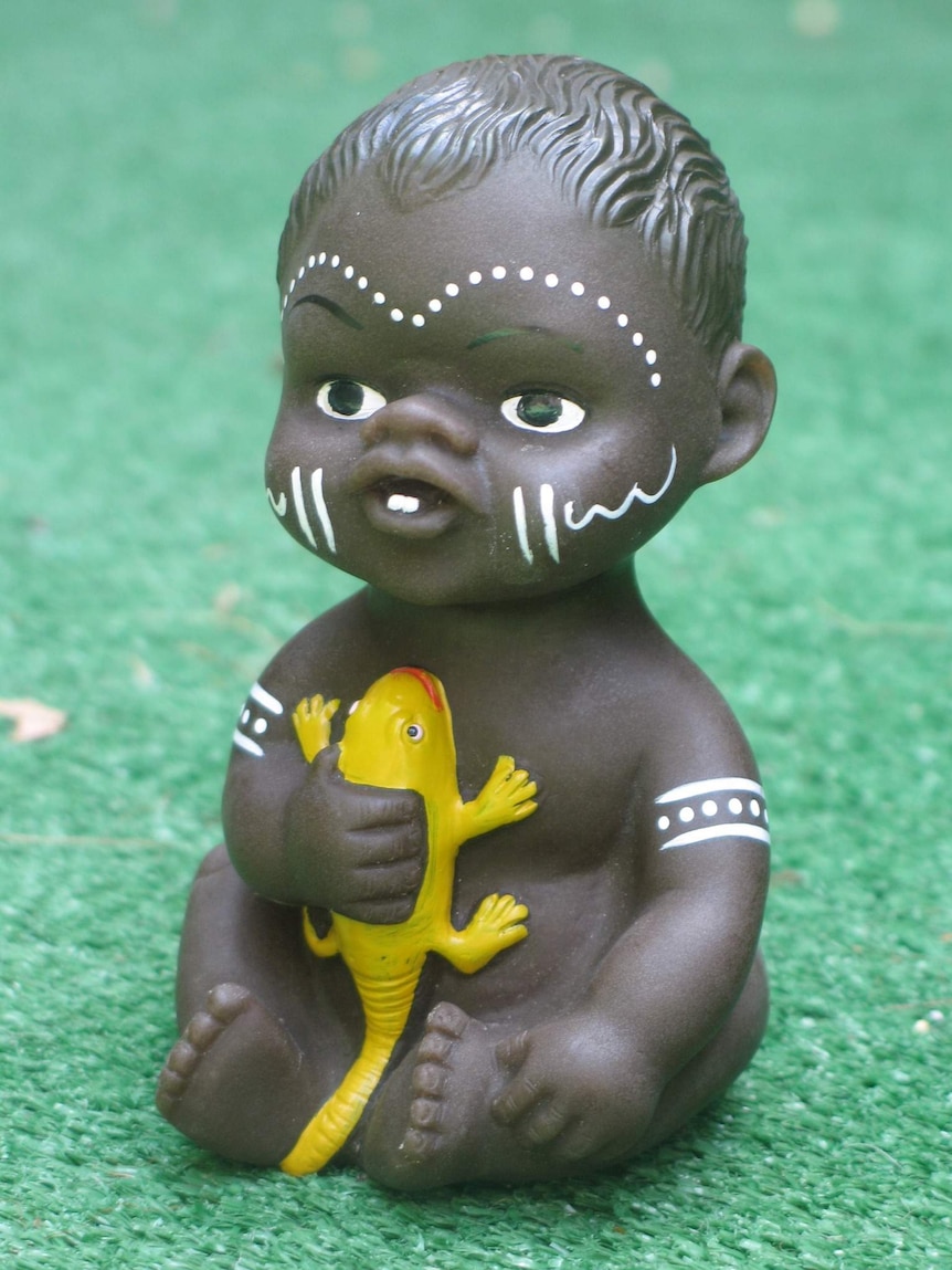 Bath toy depicting Aboriginal baby