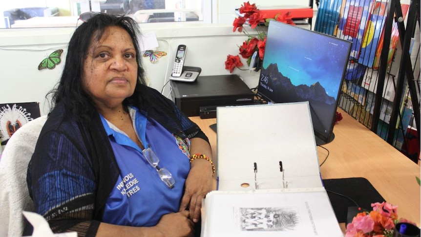 Shirley Costello manages the Indigenous Knowledge Centre in Hope Vale