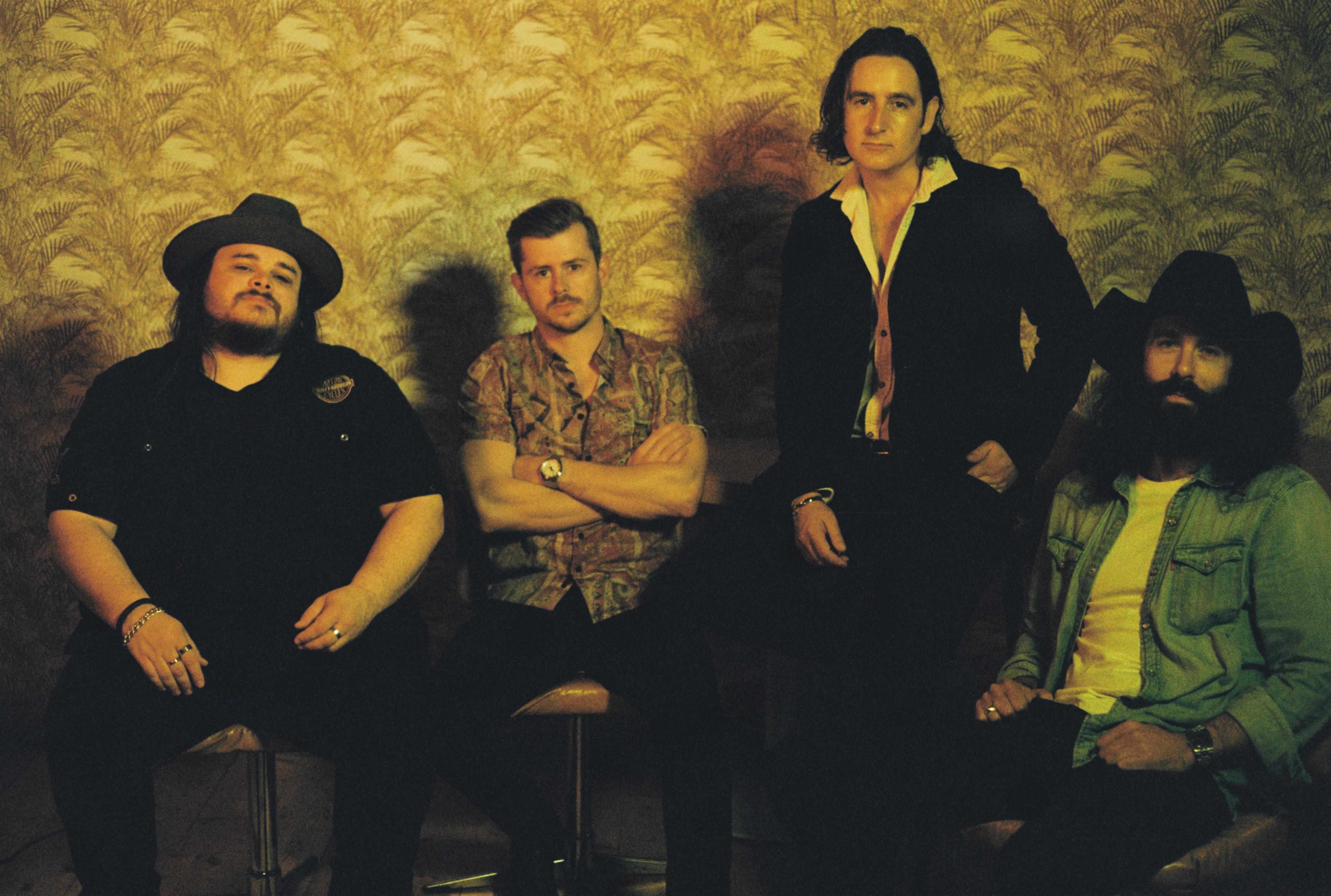 Press photo of Australian band Kingswood