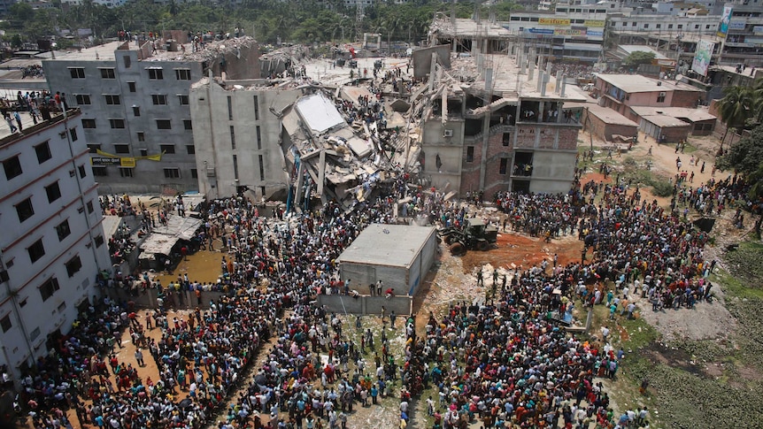 Building collapses in Bangladesh