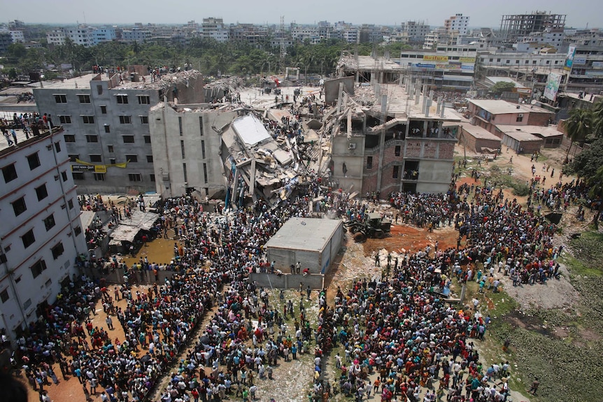 Building collapses in Bangladesh