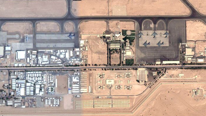Al Minhad Air Base in the United Arab Emirates