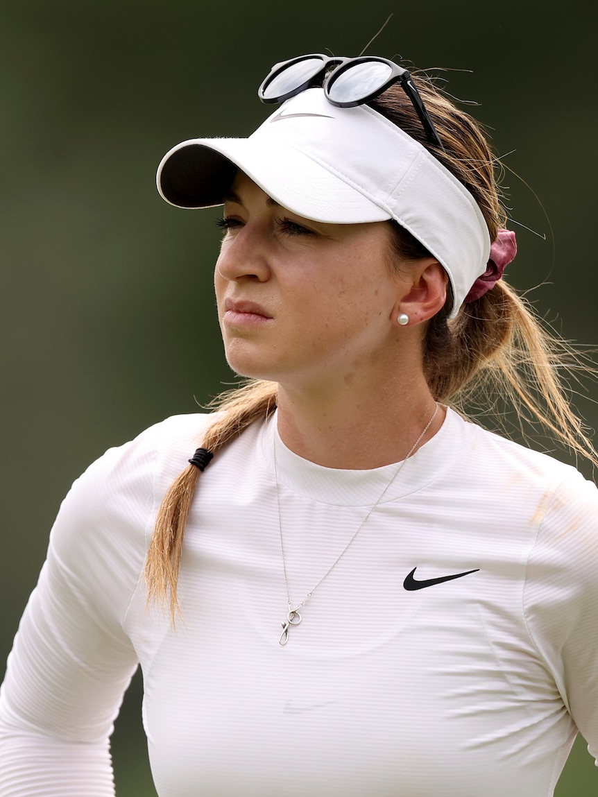 Aussie Gabriela Ruffels in the golf major mix while red-hot Nelly Korda threatens