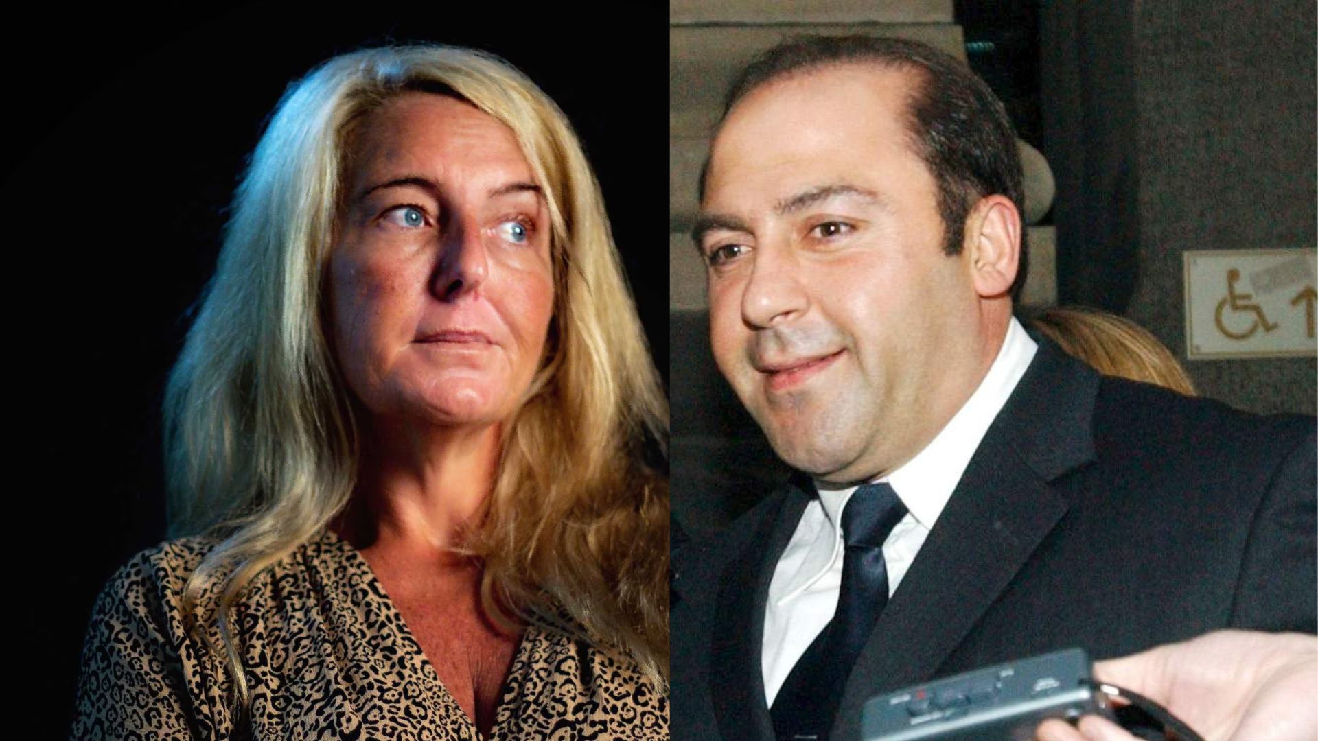 A composite image of Nicola Gobbo and Tony Mokbel.