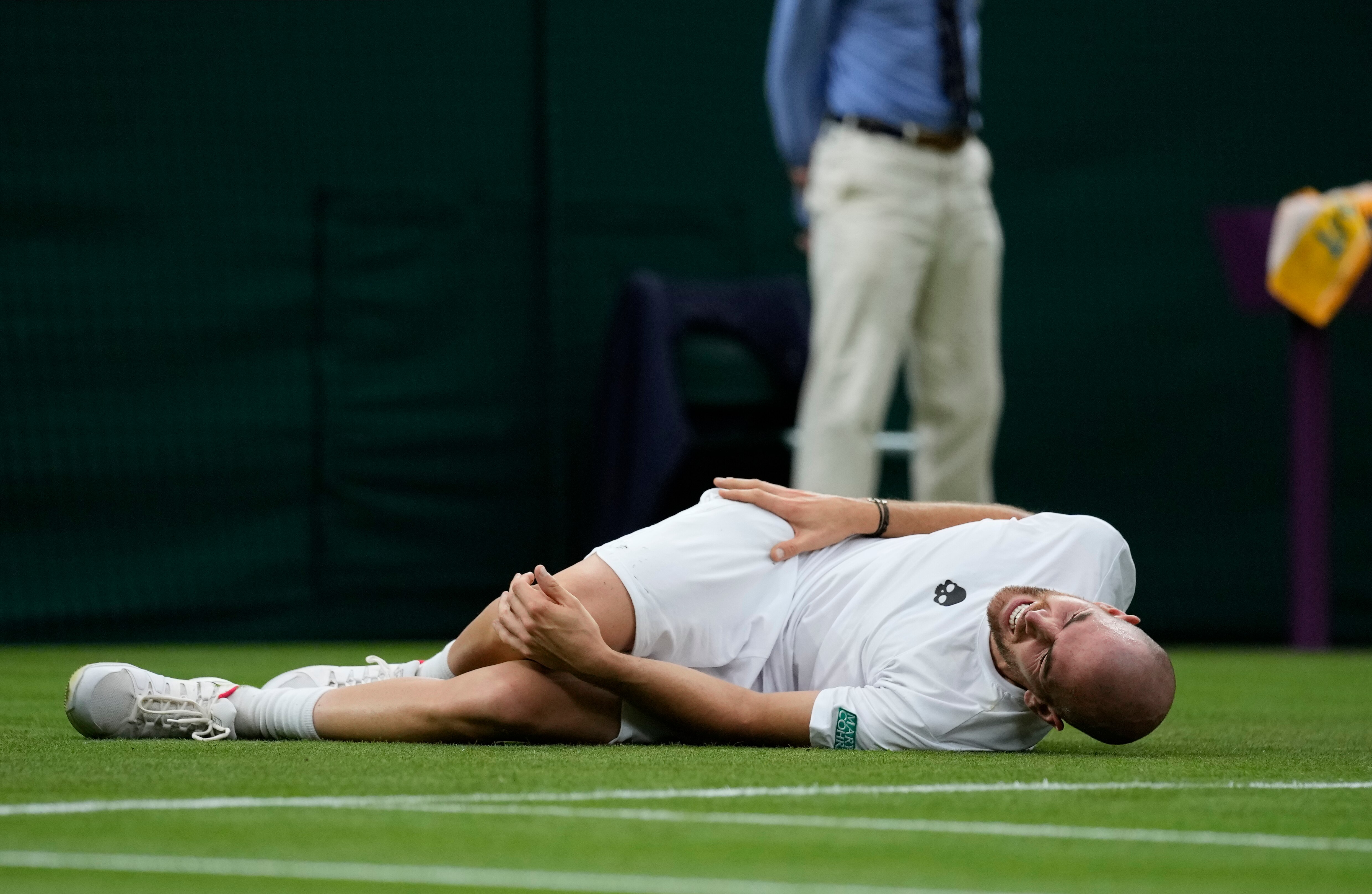 Serena Williams limps out of Wimbledon after retiring with injury in a