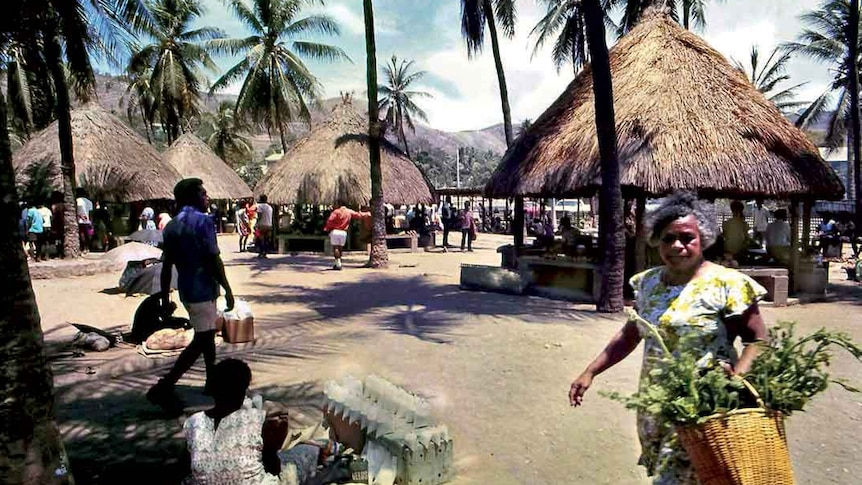 Koki market in the 1970s