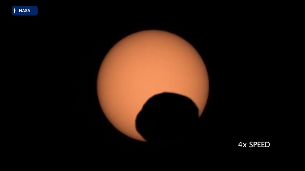 NASA’s Perseverance Captures ‘googly Eye’ During Solar Eclipse - ABC News