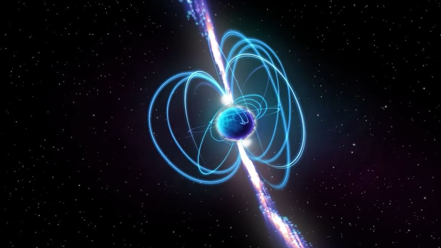 Artist's impression of a magnetar