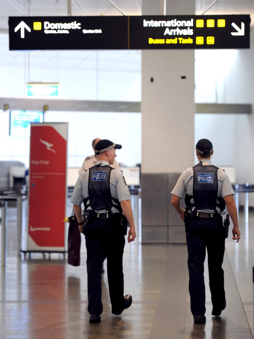 Police patrols at airport