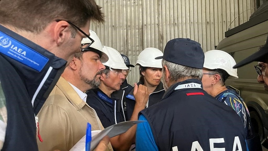 Experts visits  the Russian-controlled Zaporizhzhia Nuclear Power Plant