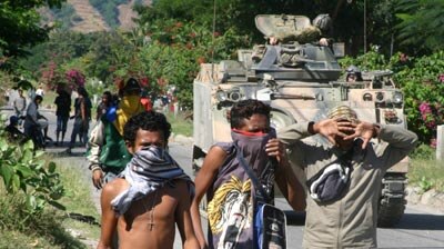 AFP has requested help from state police to control gangs in Dili.