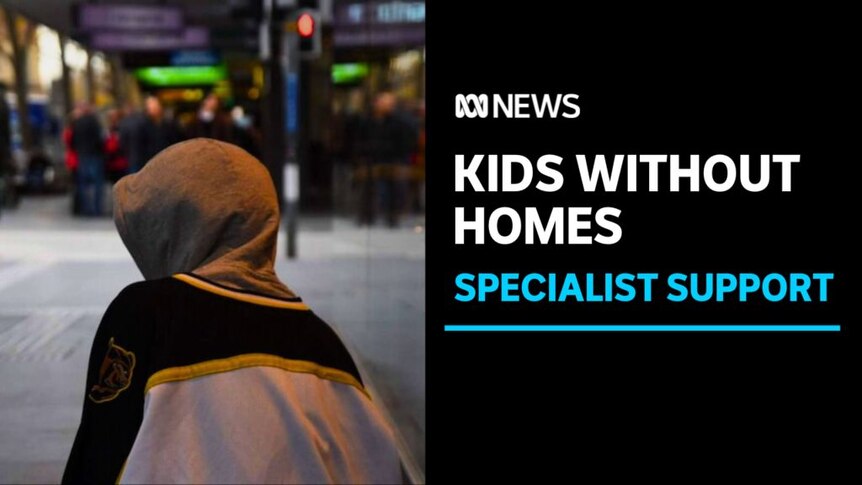 Kids Without Homes, Specialist Support: A child walking in a city street