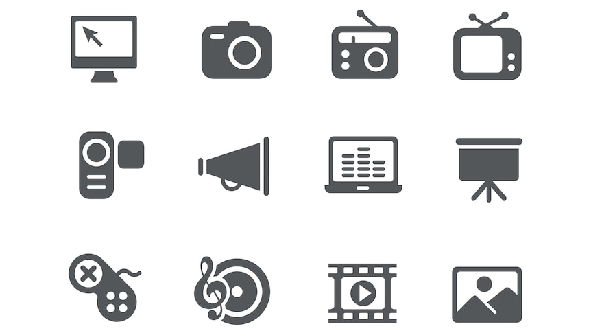 Vector icons for digital or print projects.