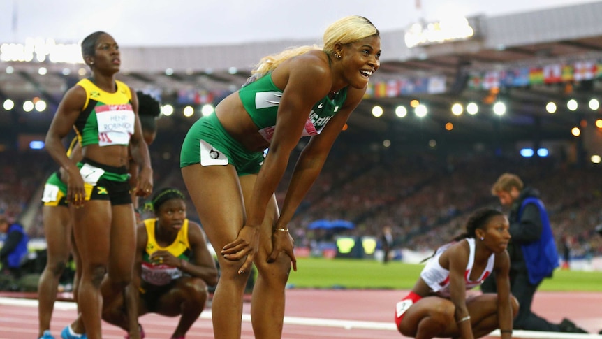 Blessing Okagbare wins 200m final