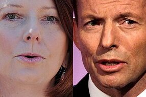 Prime Minister Julia Gillard and Opposition Leader Tony Abbott (AFP)