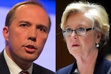Peter Dutton and Gillian Triggs