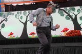 An Acacia Prison inmate performs on stage in Shakespeare's  A  Midsummer night's dream12 November 2015