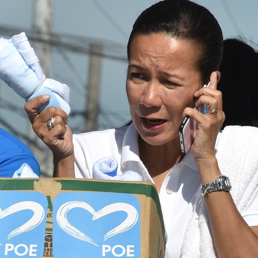 Philippine presidential candidate Senator Grace Poe