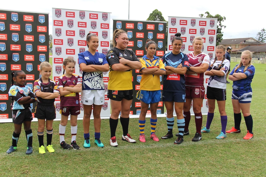 Female rugby league players