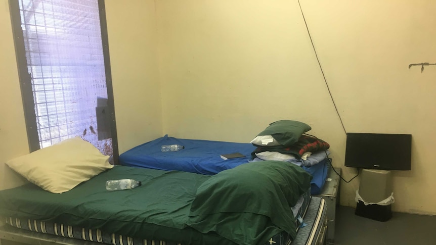 A photo of a bedroom at the Alice Springs Youth Detention Centre.