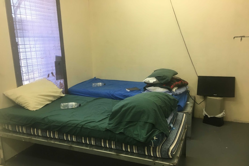 A photo of a bedroom at the Alice Springs Youth Detention Centre.