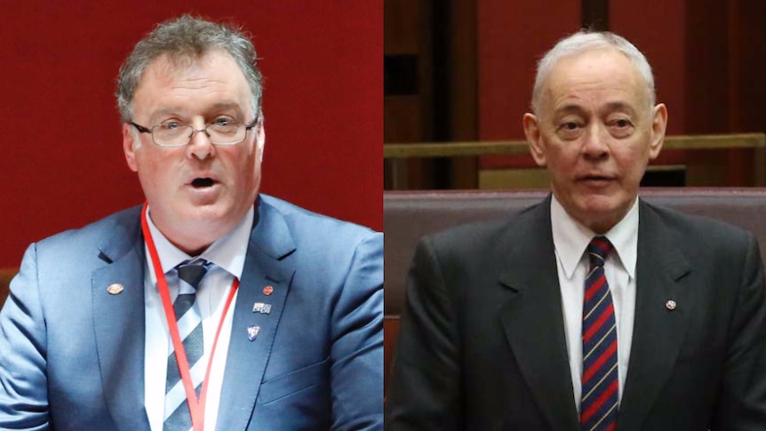 Rid Culleton and Bob Day.