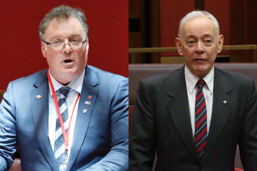 Rid Culleton and Bob Day.