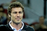 Marat Safin goofing around with Pete Sampras on ATP Legends Tour