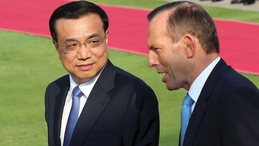 Tony Abbott meets Li Keqiang